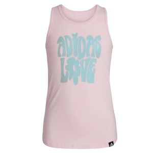 ADIDAS Girl’s Light Pink Racerback Tee  Size: XL